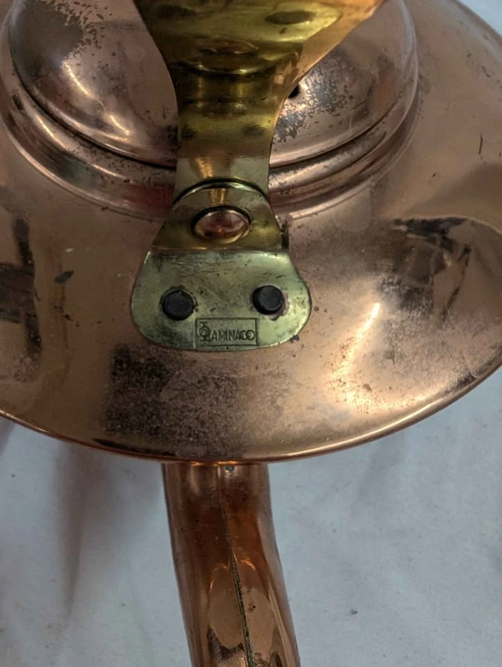 Vintage LAMINACO Copper Tea Kettle with Handle - photo 5