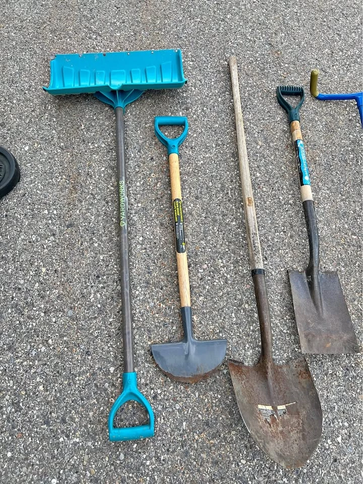 Yard and Garden Tools - Shovels, Rakes, and Tiller
