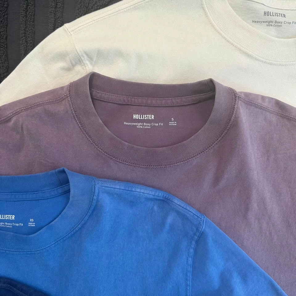 Hollister Boxy Crop Washed Tees (XS & S) - photo 3