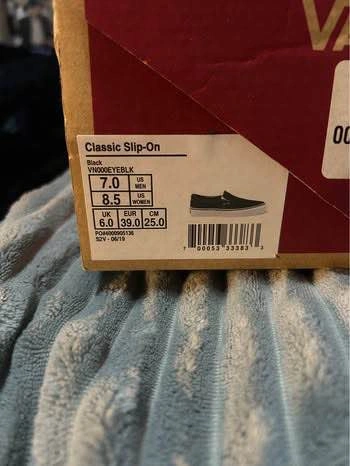 Brand new in box women’s size 8.5 slip on vans - photo 2