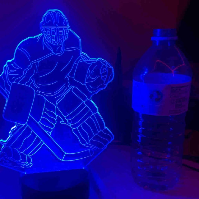 LED hockey goalie night light