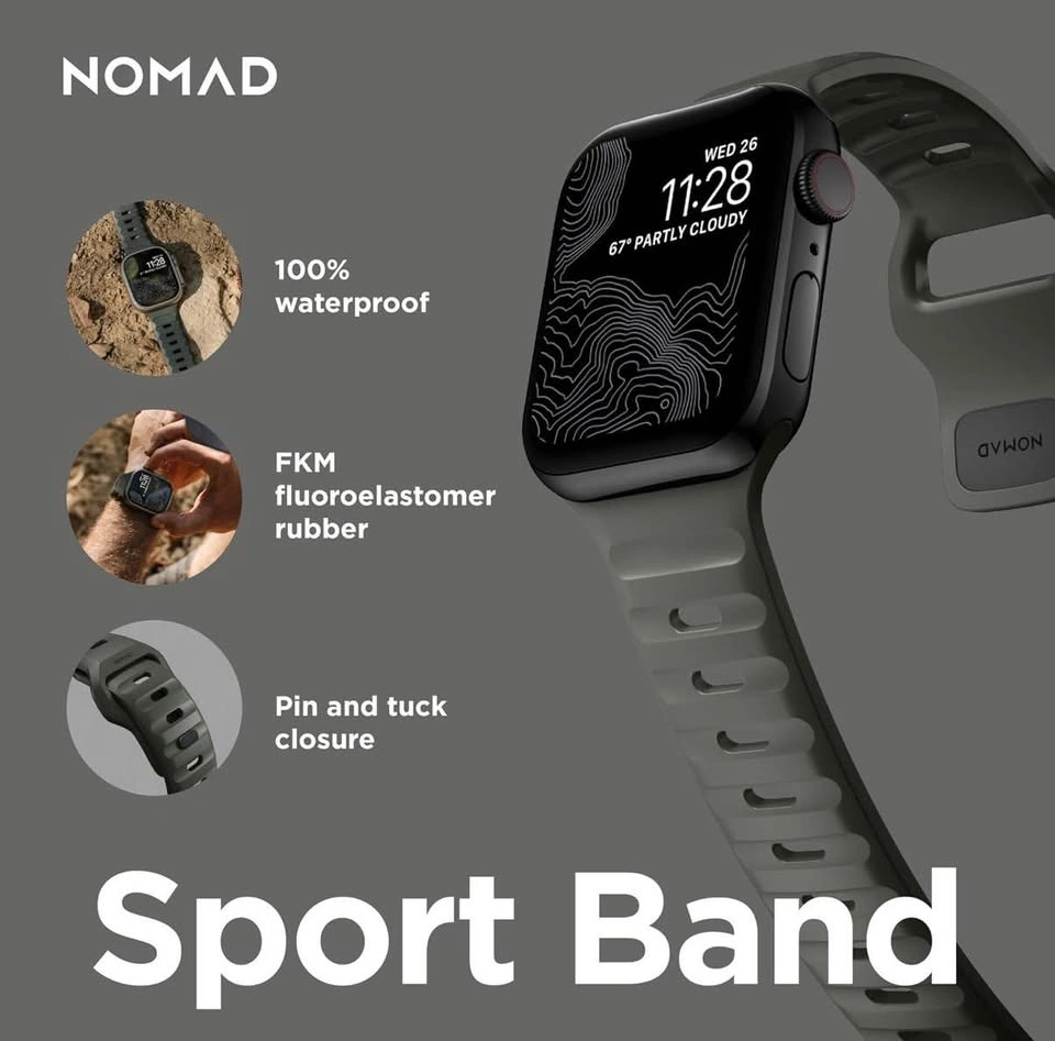 NEW! NOMAD | Ash Green | Sport Band for Apple Watch - photo 2