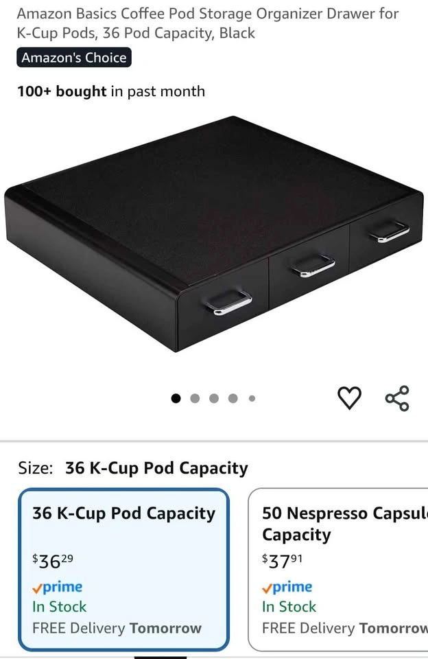 Keurig K-Elite Coffee Machine + 36 K-Cup Storage Drawer - photo 4
