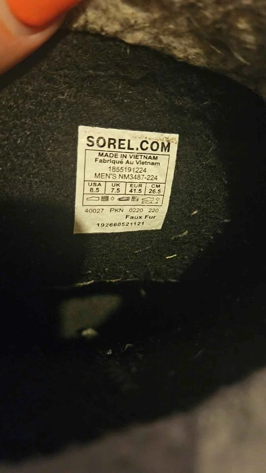 Sorel Caribou Men's Winter Boots Size 8.5 - photo 4