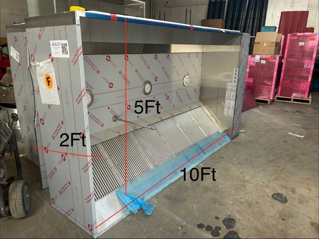 Commercial Kitchen Hood + Fire Suppression System