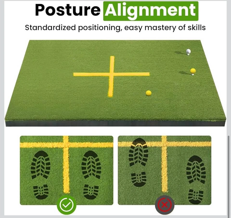 Golf Hitting Mat 5x4ft with 9 Tees and Carrying Case - photo 4