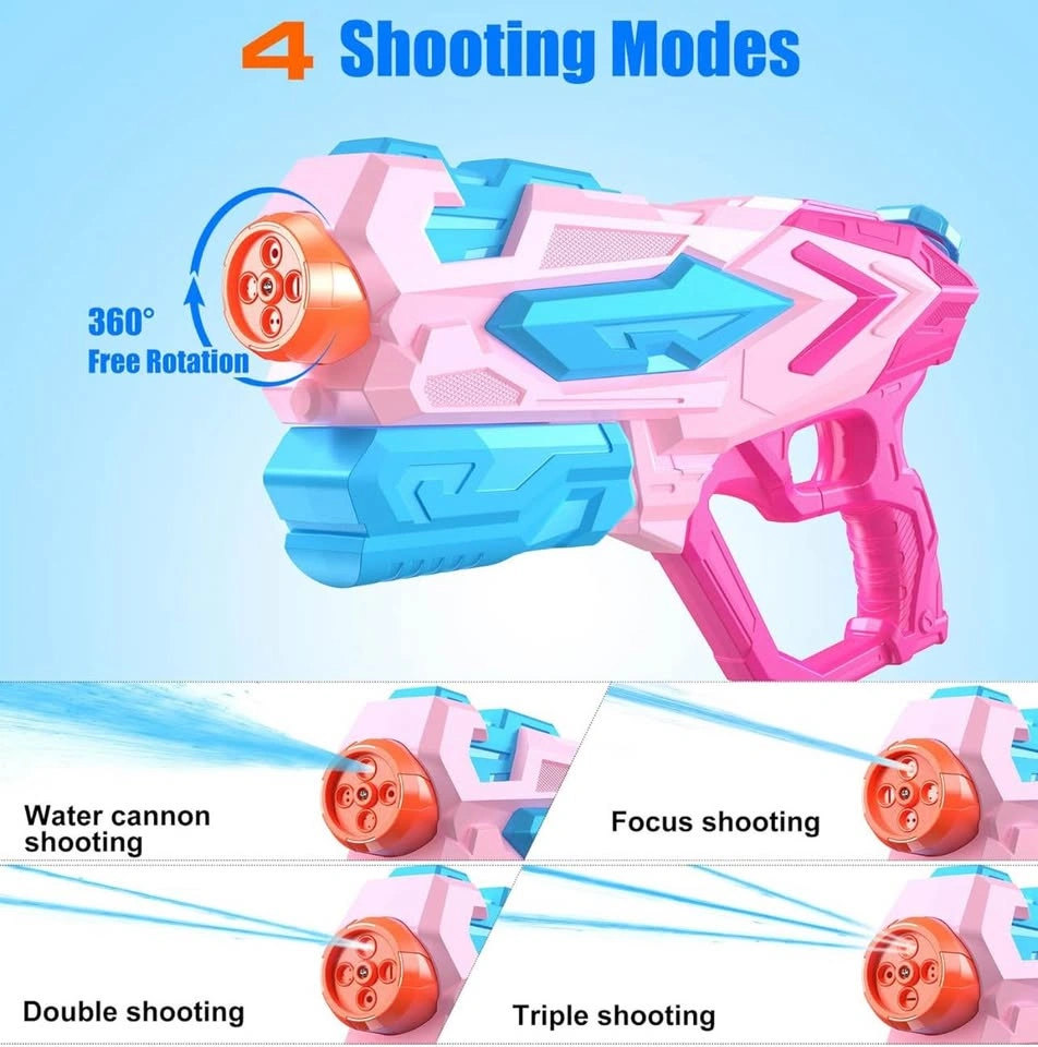 2 PCS Water Gun for Kids, Super Squirt Guns Water Soaker - photo 3