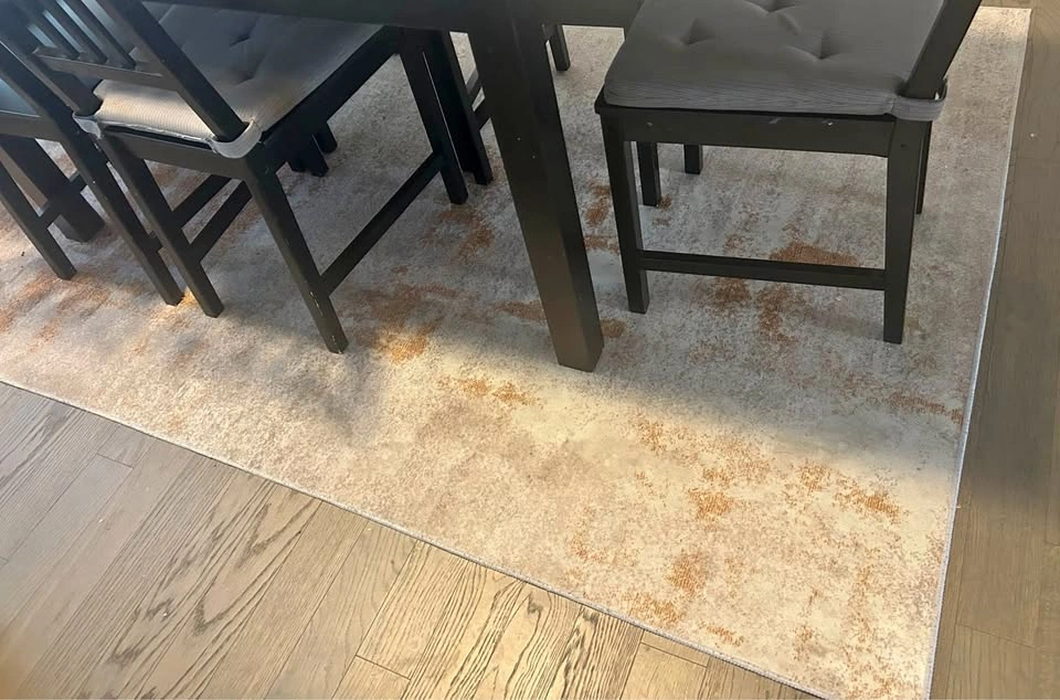 Modern Abstract Distressed Area Rug 5’ x 8’