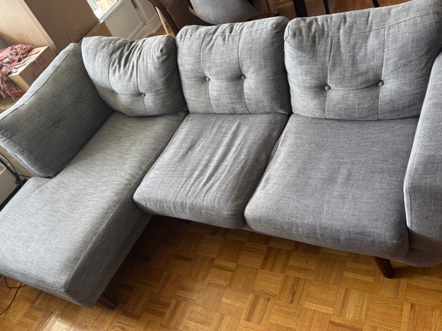 Structube Grey Sectional Sofa - photo 2