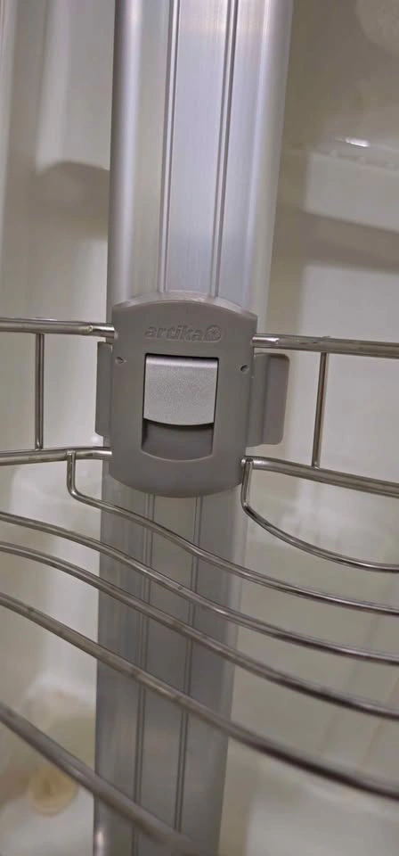 Artika Neptune Tension Rod Shower Caddy with Mirror - photo 3