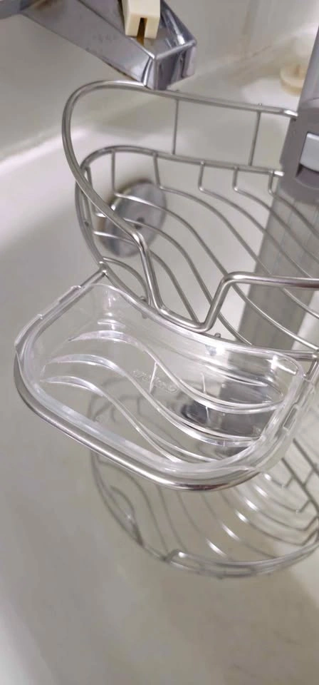 Artika Neptune Tension Rod Shower Caddy with Mirror - photo 4