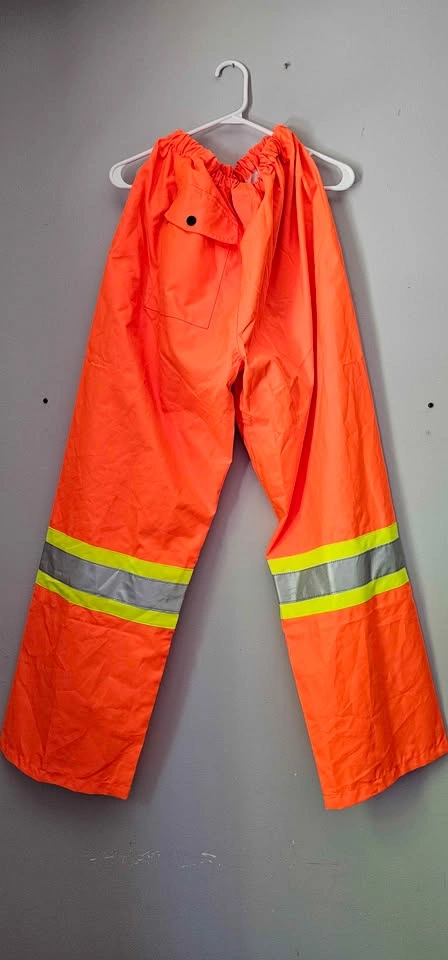 XL Mens Storm Fighter High-Visibility Orange Rain Pants - photo 2