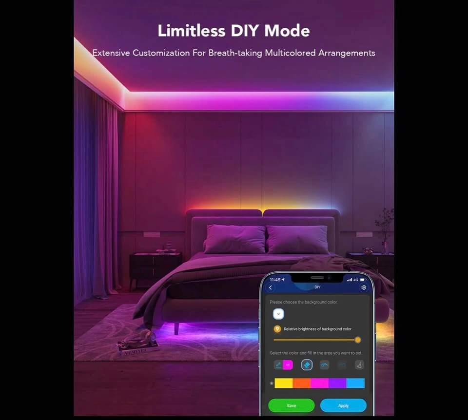 Govee RGBIC LED Strip Lights – 65.6ft - photo 2