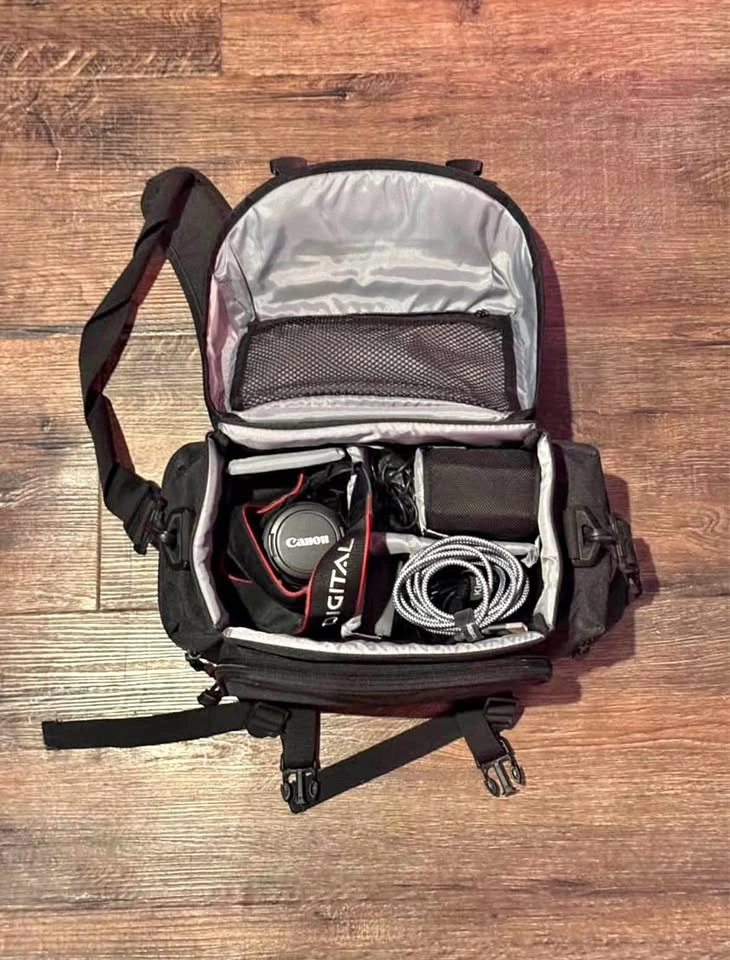 Canon DSLR Camera Bundle – Body, Lens, Flash, Bag & More