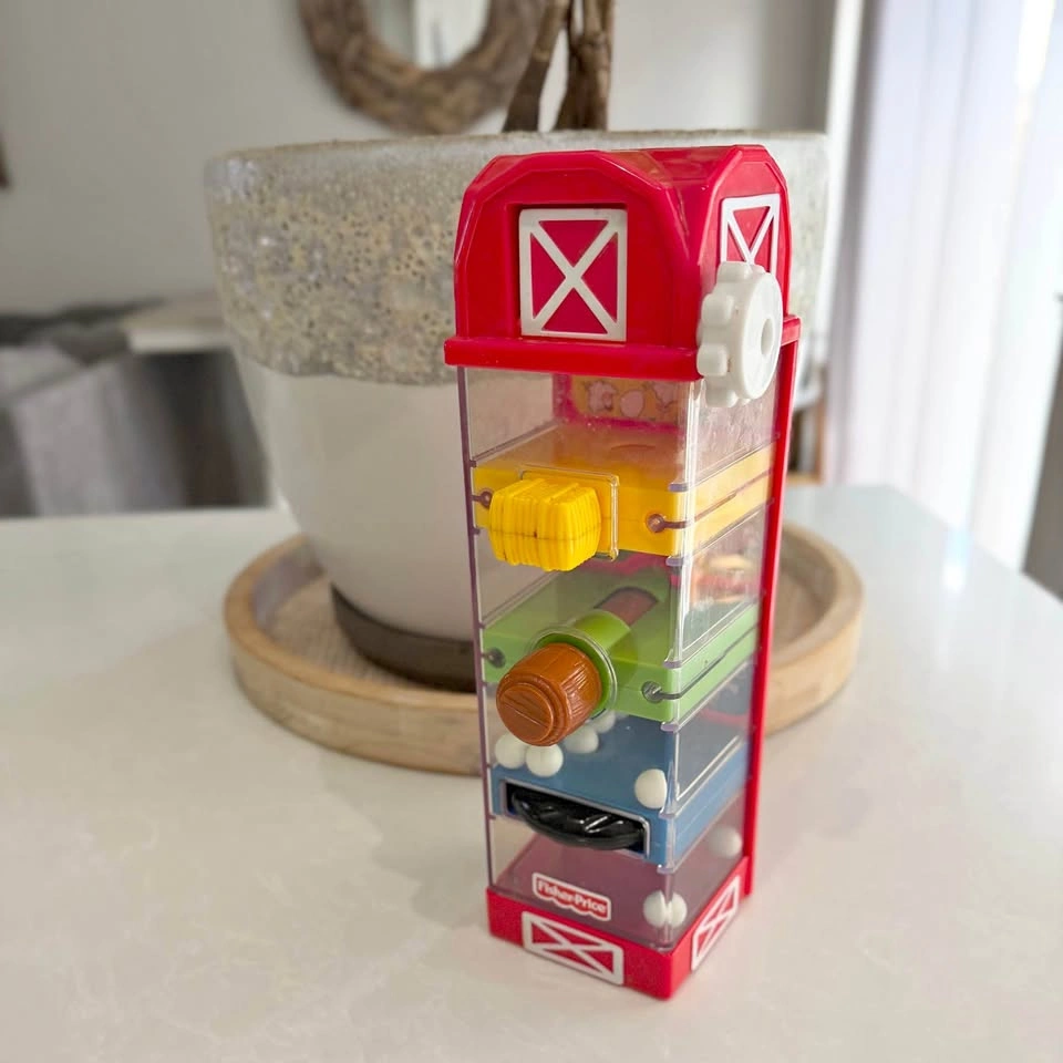 Fisher-Price Barnyard Basics Flip Flop Egg Drop Tumble Tower