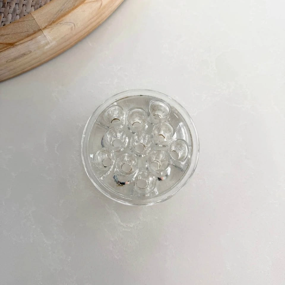 Vintage Glass Flower Frog Floral Arranger (11 Holes) Vase Insert