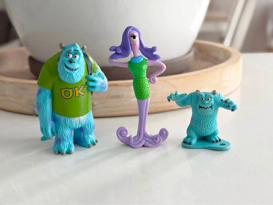 Disney Pixar Monsters, Inc. Figurines (Sulley, Celia Mae & Mini