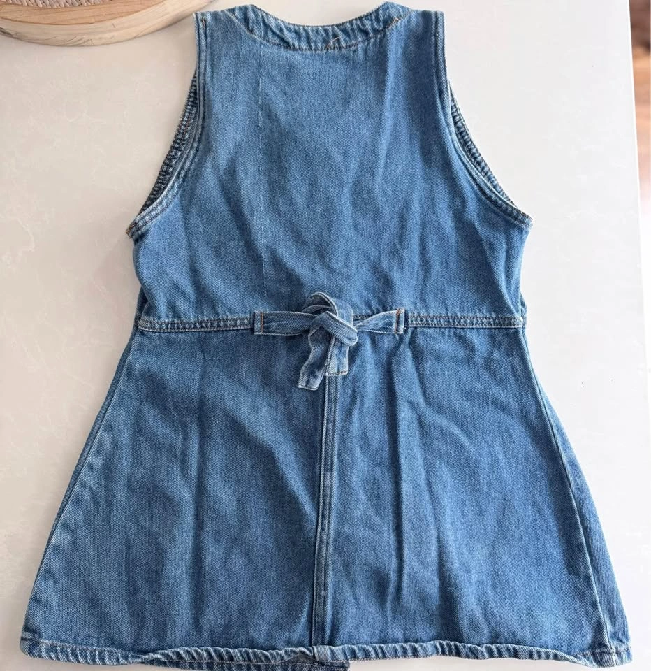 Vintage W. Green Jeans “Natural Style” Girls (Size 8) Denim Dres - photo 2