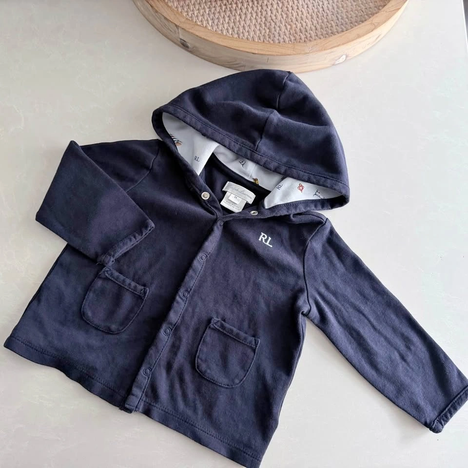 Ralph Lauren Infant Hooded Jacket/Cardigan (Size 9M)