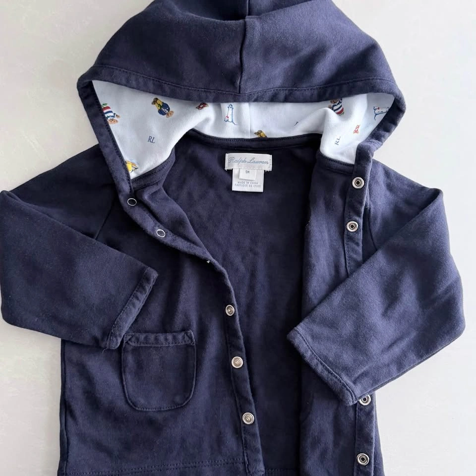 Ralph Lauren Infant Hooded Jacket/Cardigan (Size 9M) - photo 2