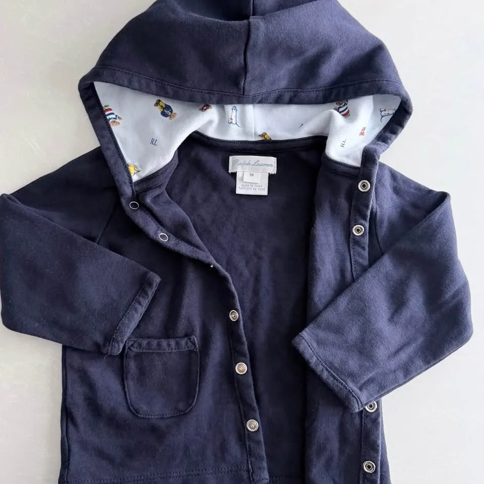 Ralph Lauren Infant Hooded Jacket/Cardigan (Size 9M) - photo 2