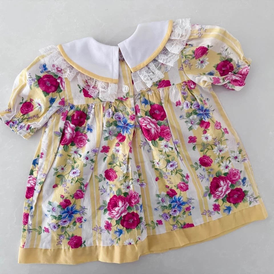 Vintage Floral Cottagecore Dress (Size 18M) - photo 2