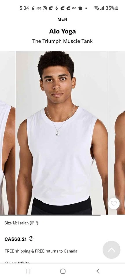 Alo Yoga The Triumph Muscle Tank