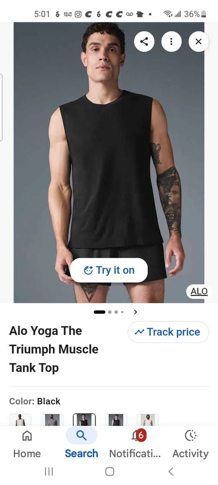 Alo Yoga The Triumph Muscle Tank - photo 2