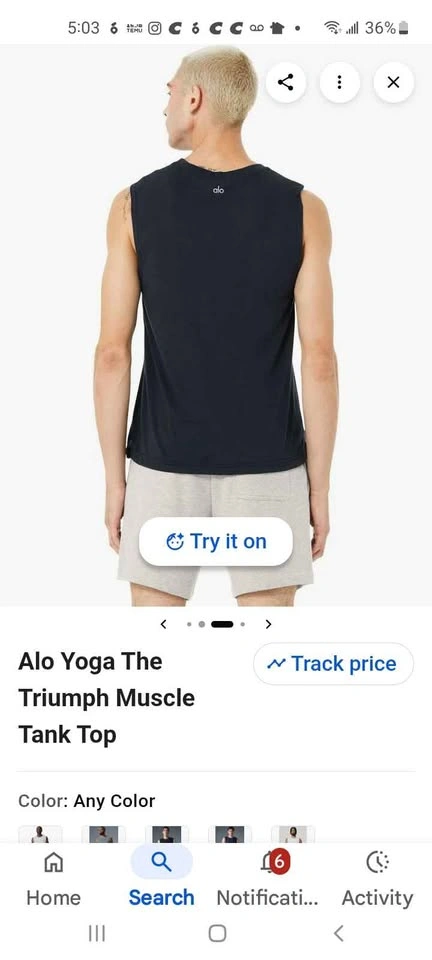 Alo Yoga The Triumph Muscle Tank - photo 4