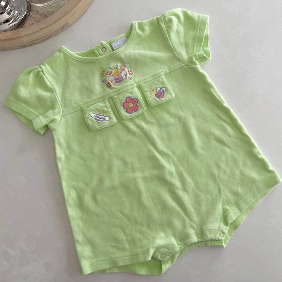 Vintage Sears Baby Romper 24M & Long Sleeve Bodysuit - photo 2