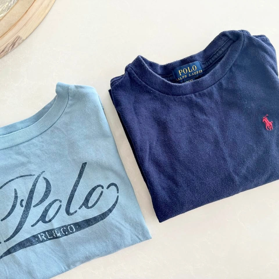 Polo Ralph Lauren Kids' Graphic Tee + Cotton Jersey Long Sleeve