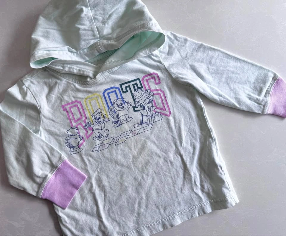 Roots Kids Long Sleeve w/ Hoodie (Size 2T)