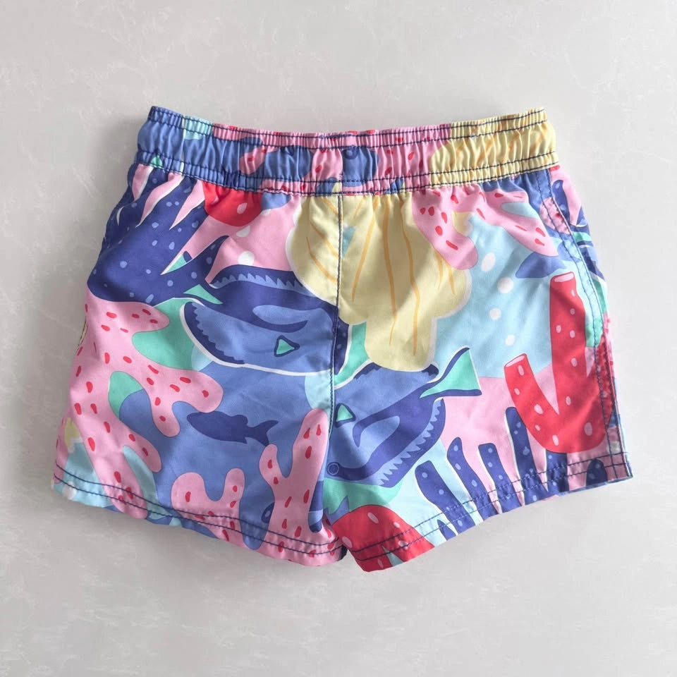Carter’s Toddler Boy Coral Printed Swim Trunks (Size 3T) - photo 2