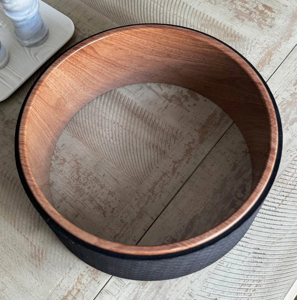 Sleek Black w/ Wood Interior Yoga Wheel - photo 2