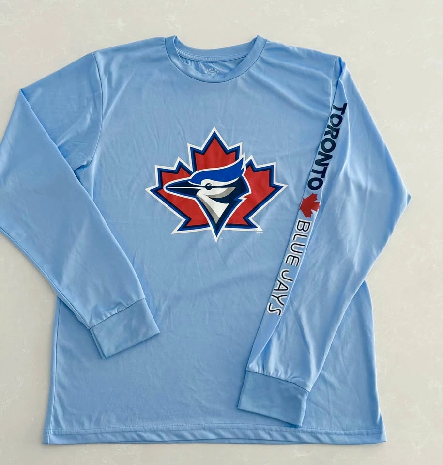 Adult Toronto Blue Jays Lightweight Long Sleeve Shirt (Size M) - photo 3