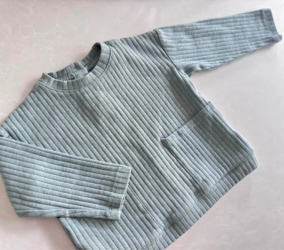 H&M Ribbed Cotton Jersey Sweater (12-18M)