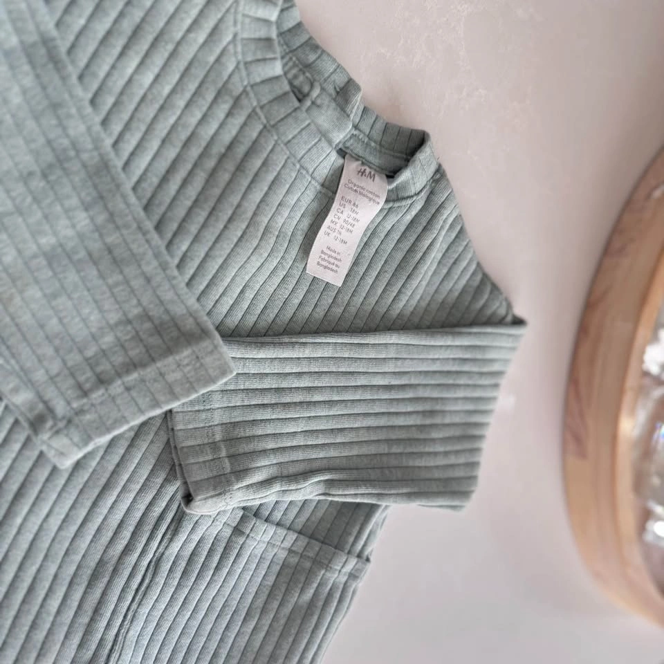 H&M Ribbed Cotton Jersey Sweater (12-18M) - photo 2