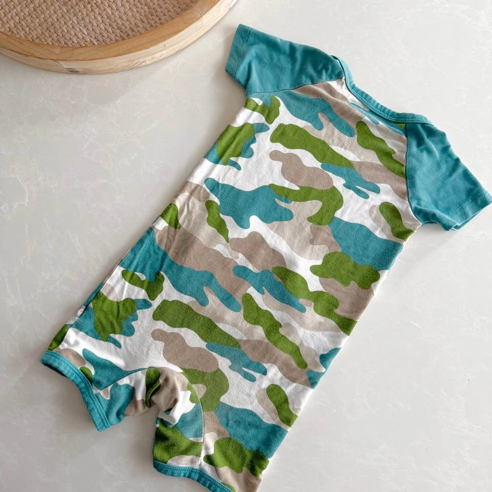 Kyte Baby Green Camo Romper (Size 2T) - photo 2