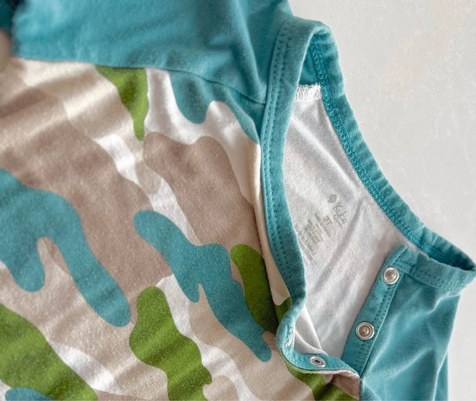 Kyte Baby Green Camo Romper (Size 2T) - photo 3