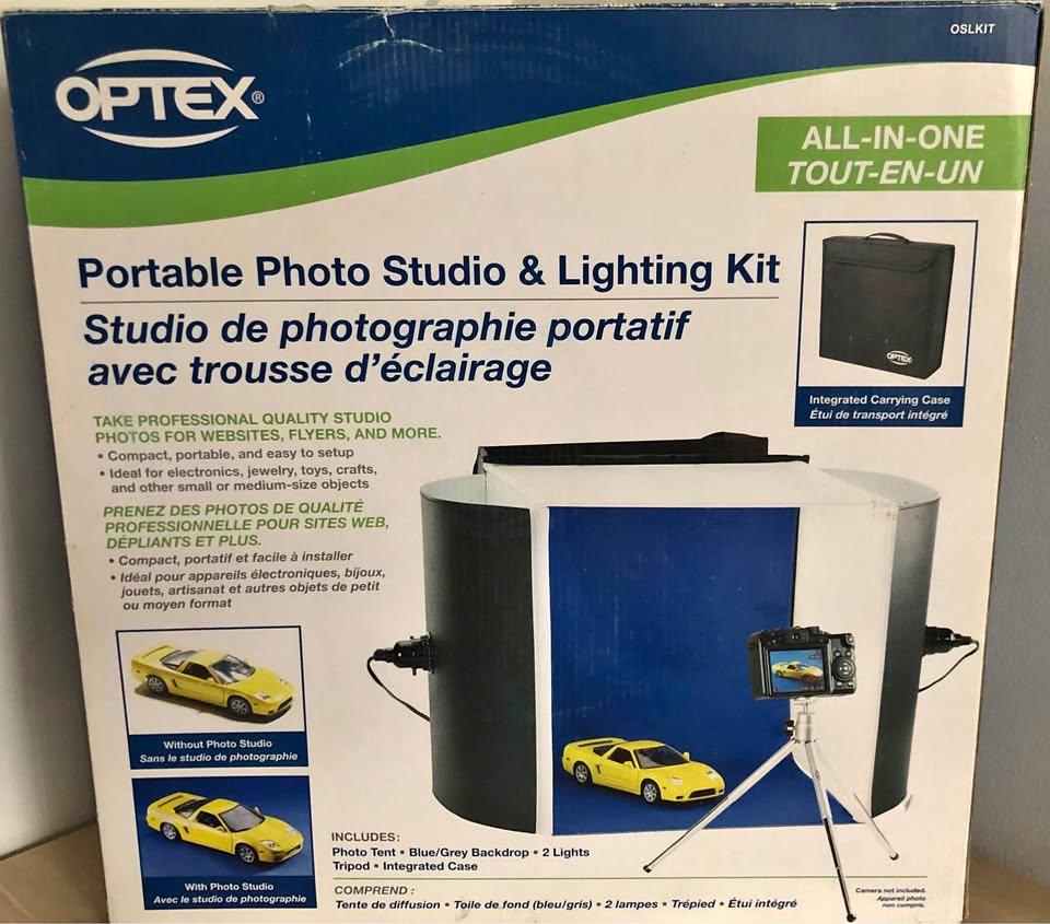 OPTEX Portable Photo Studio & Lighting Kit