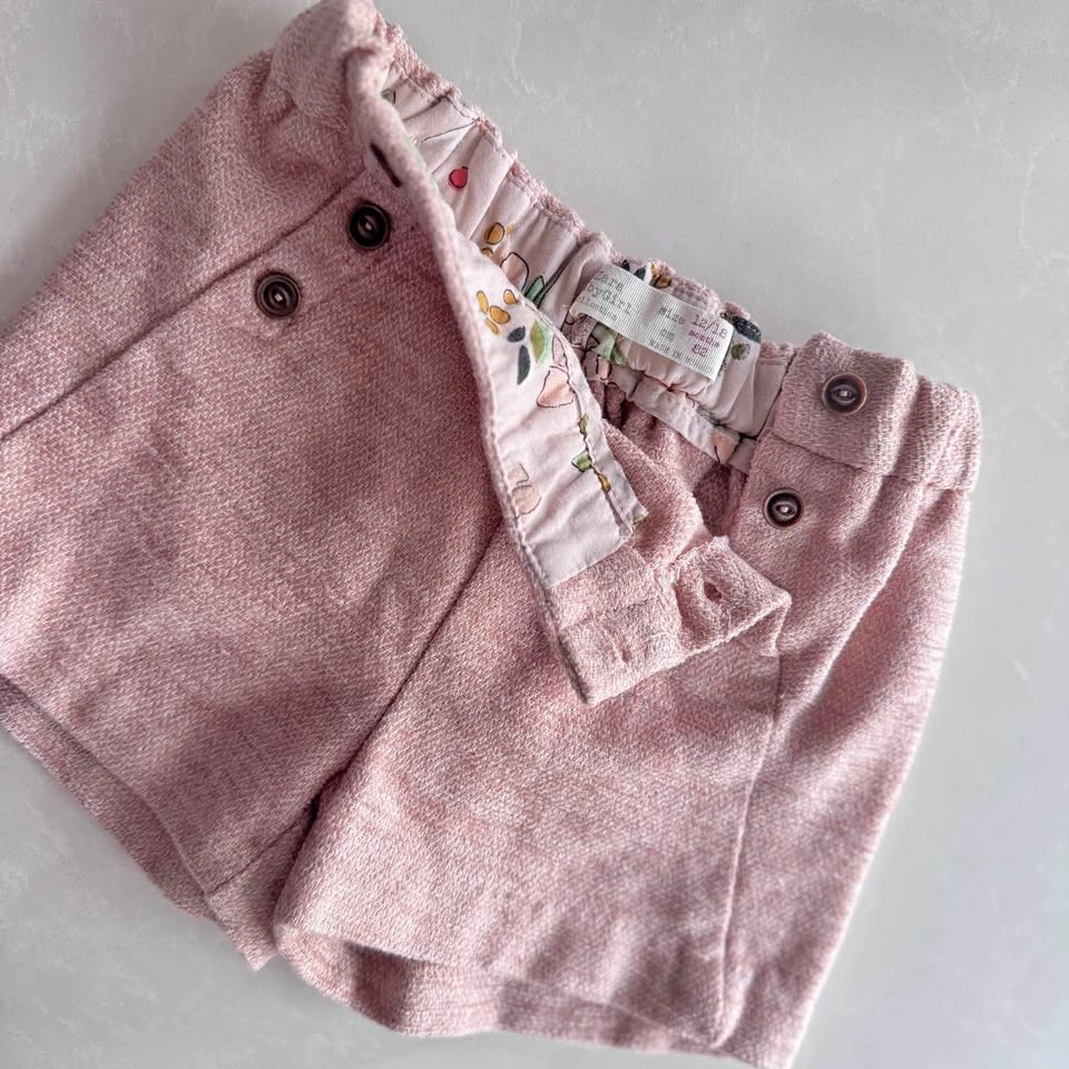 Zara Baby Girl Pink Shorts (Size 12-18M)