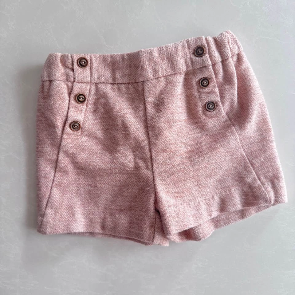 Zara Baby Girl Pink Shorts (Size 12-18M) - photo 2