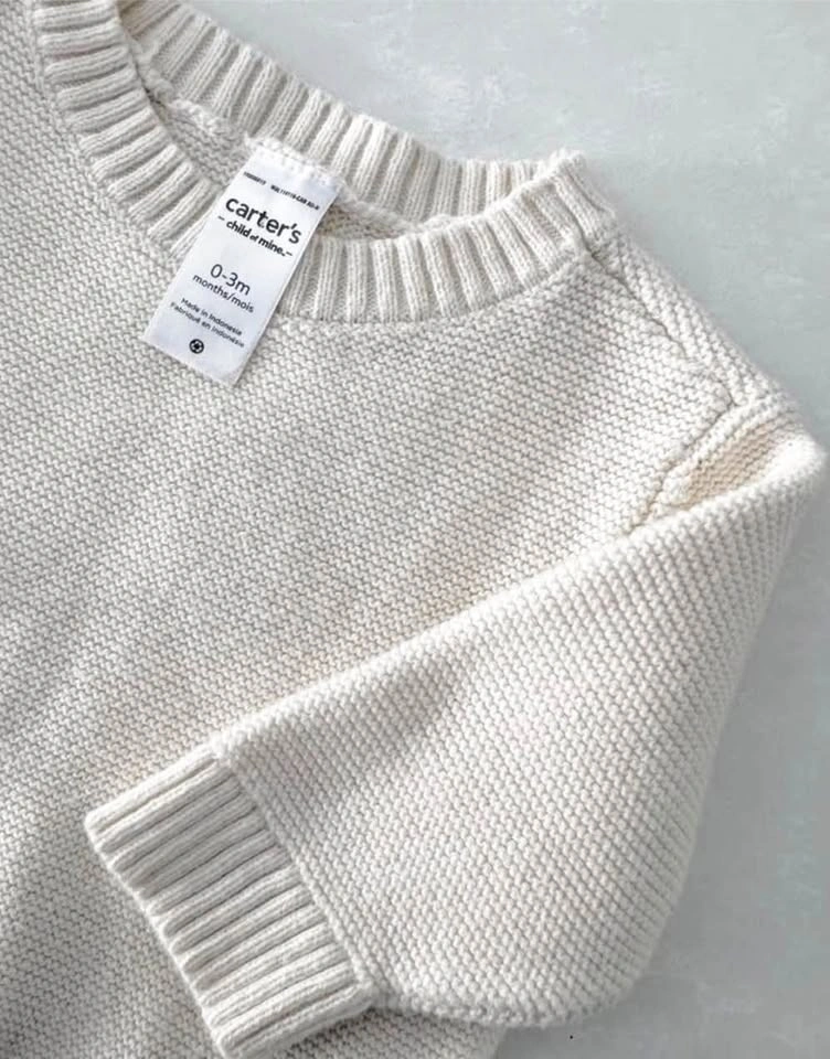 Carter's Infant Cream Sweater (0-3M)