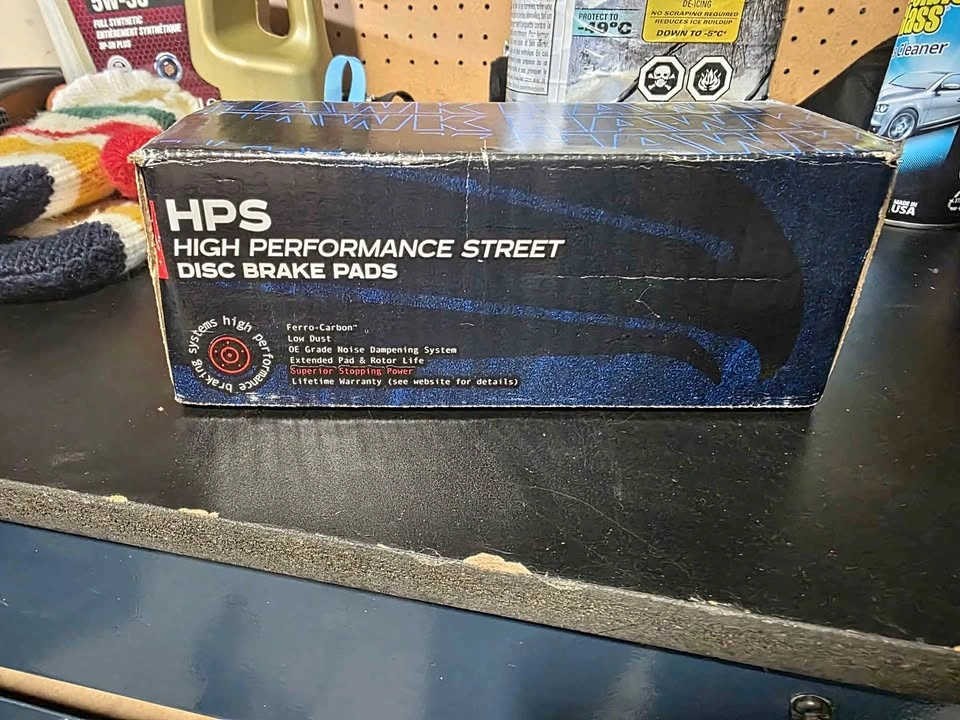 HAWK HP+ MK7 GTI brake pads (Non-Performance Package)
