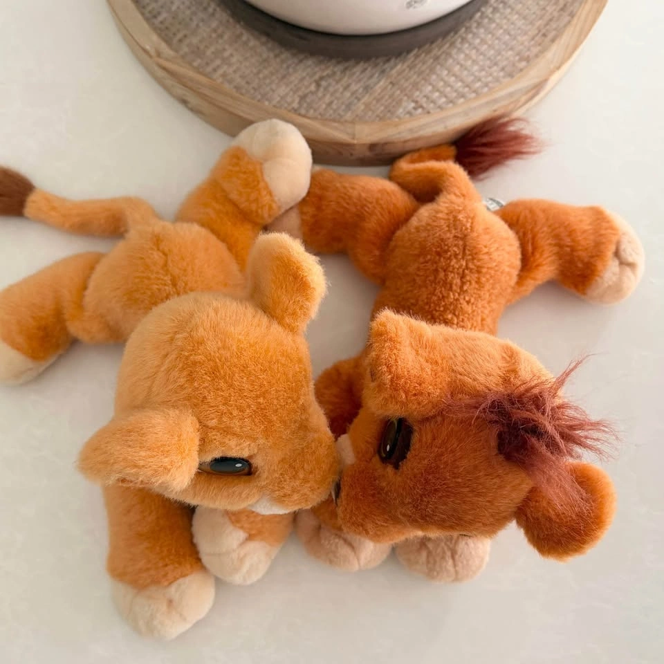 Vintage 1998 The Lion King II Purring Kiara and Kovu Plush Set - photo 3