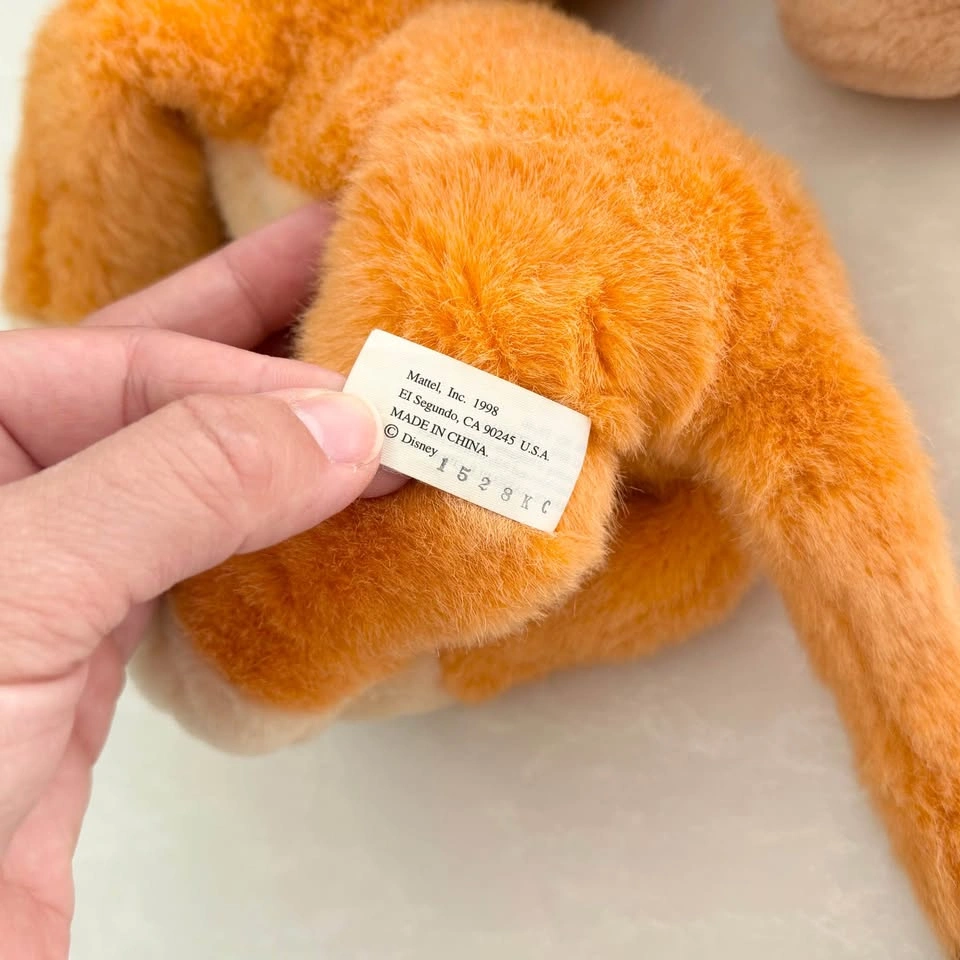Vintage 1998 The Lion King II Purring Kiara and Kovu Plush Set - photo 4