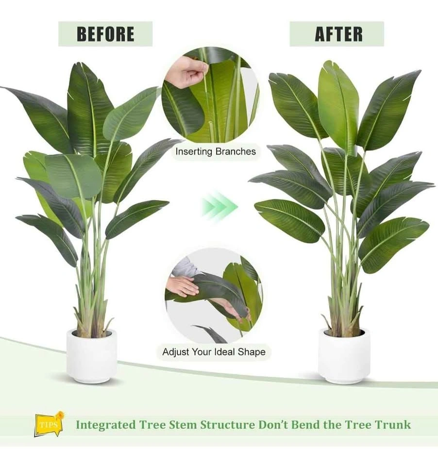 Brand new 4ft Artificial Bird of Paradise Plant - photo 4
