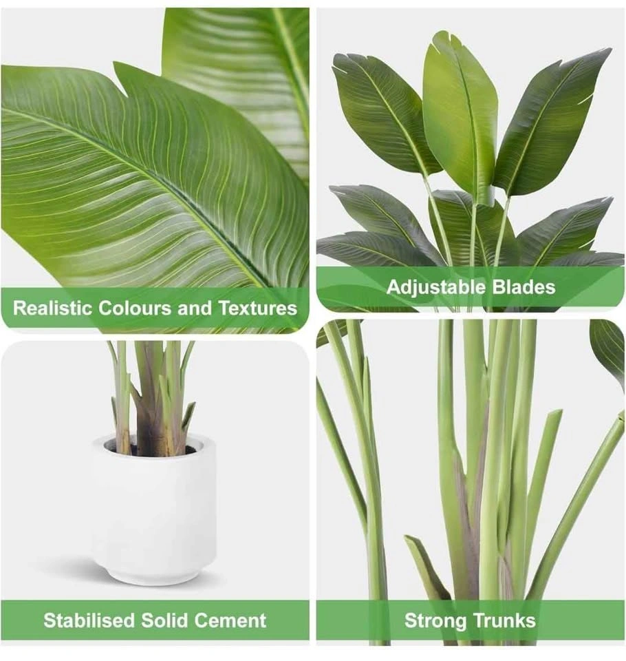 Brand new 4ft Artificial Bird of Paradise Plant - photo 5