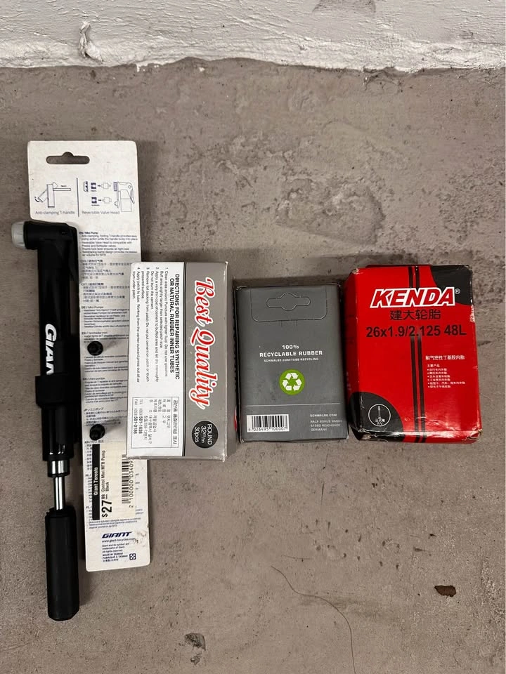 Bike Accessories Bundle – Mini Pump, Tubes, Patch Kits - photo 2