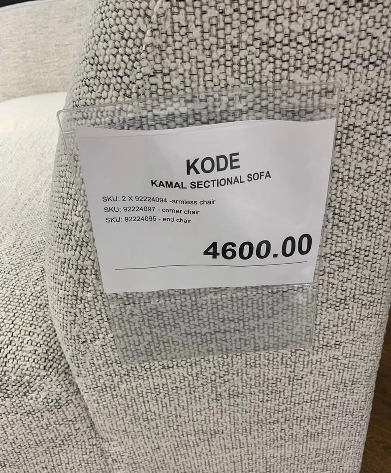 4 piece KODE Kamal sectional sofa - photo 4